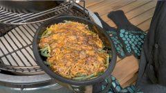 Green Bean Casserole on Big Green Egg